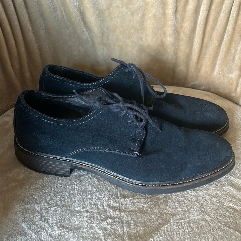 NORDSTROM 1901 Men’s Navy Suede Leather Dress Shoes